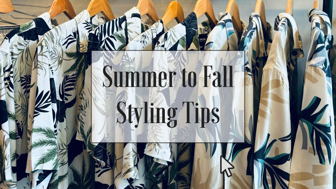 Bia Boro Menswear Summer to Fall Styling Tips
