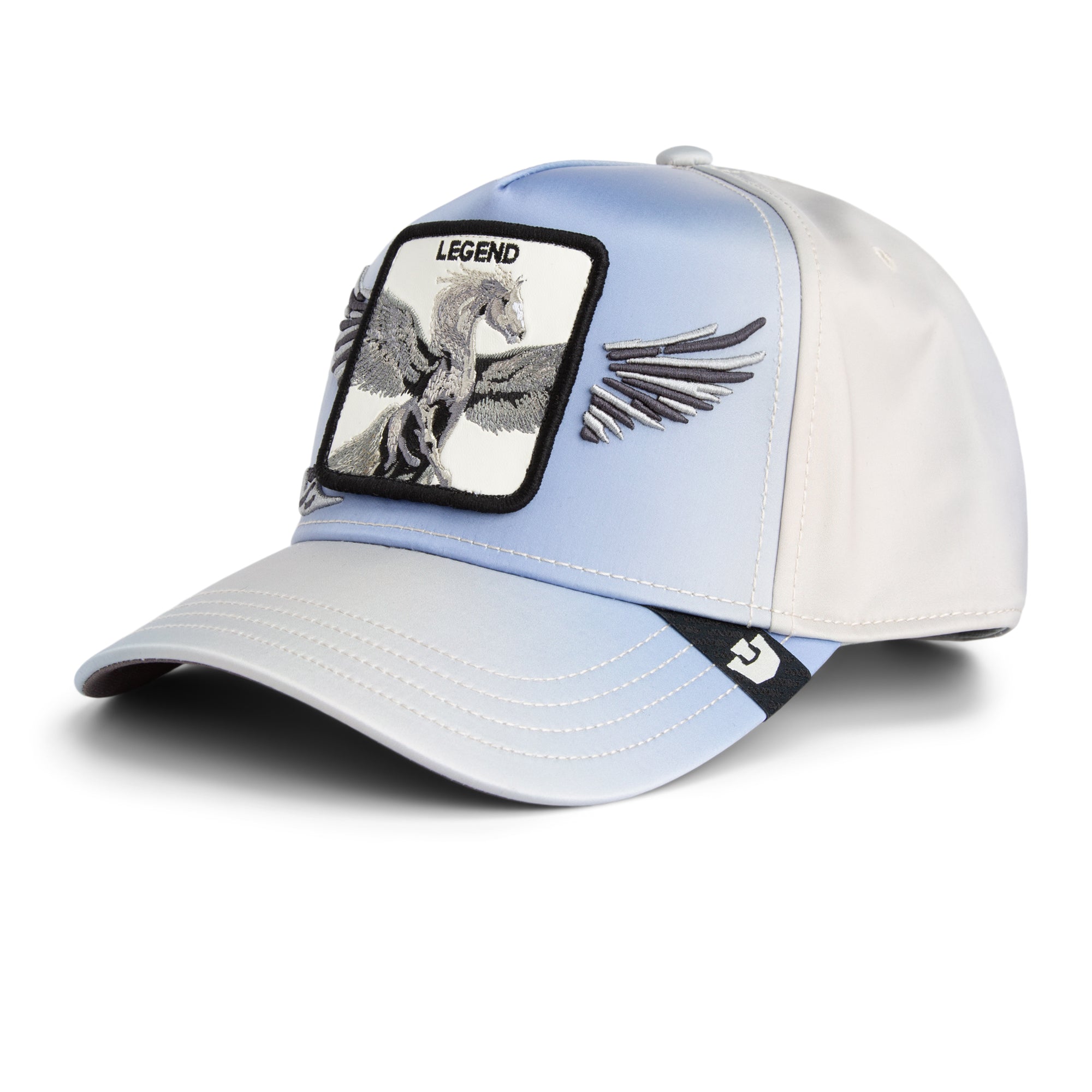 Light blue and white cap with eagle emblem and 'Legend' text on a white background