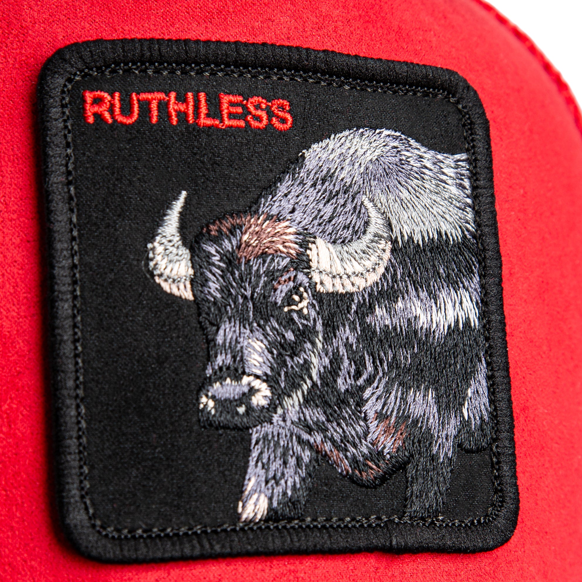 Goorin Bros buffalo patch hat with suede brim