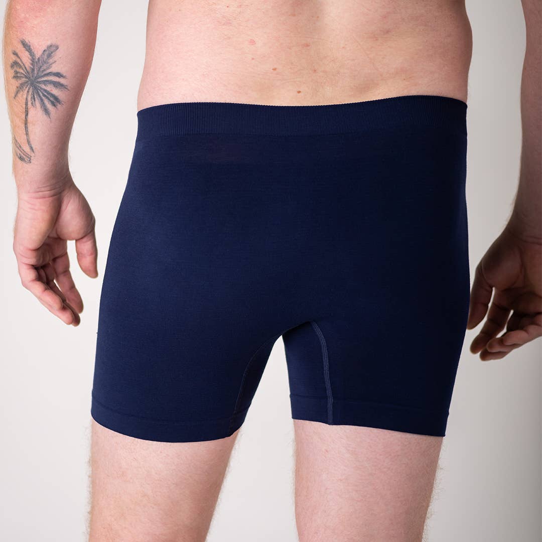 Bamboo Boxer Brief – Ink, men's underwear by Terrera – view 4