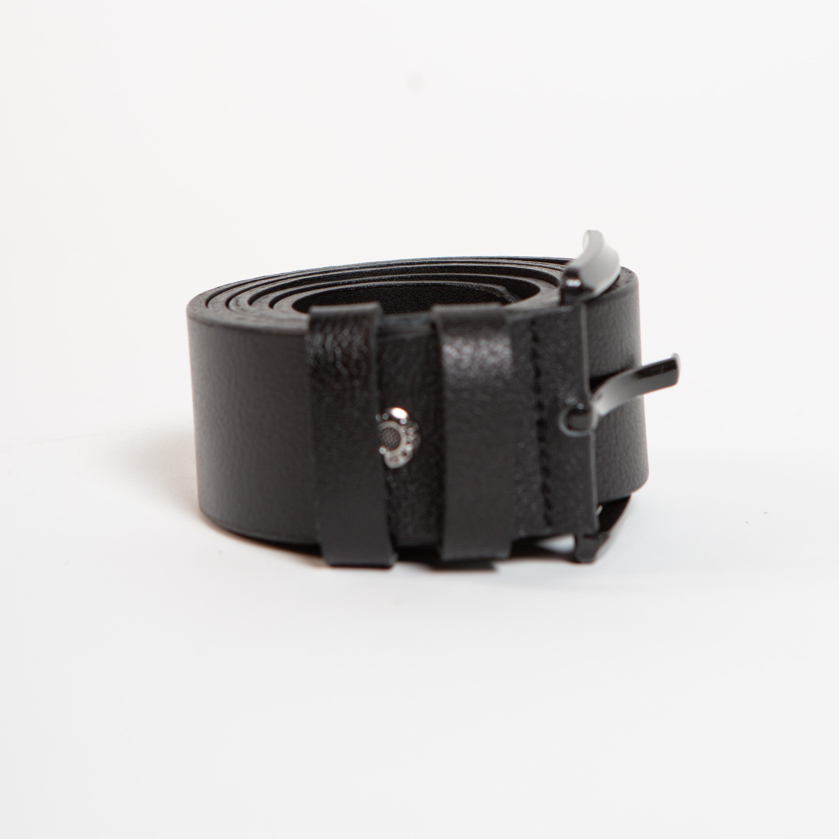 wide leather belt for jeans black