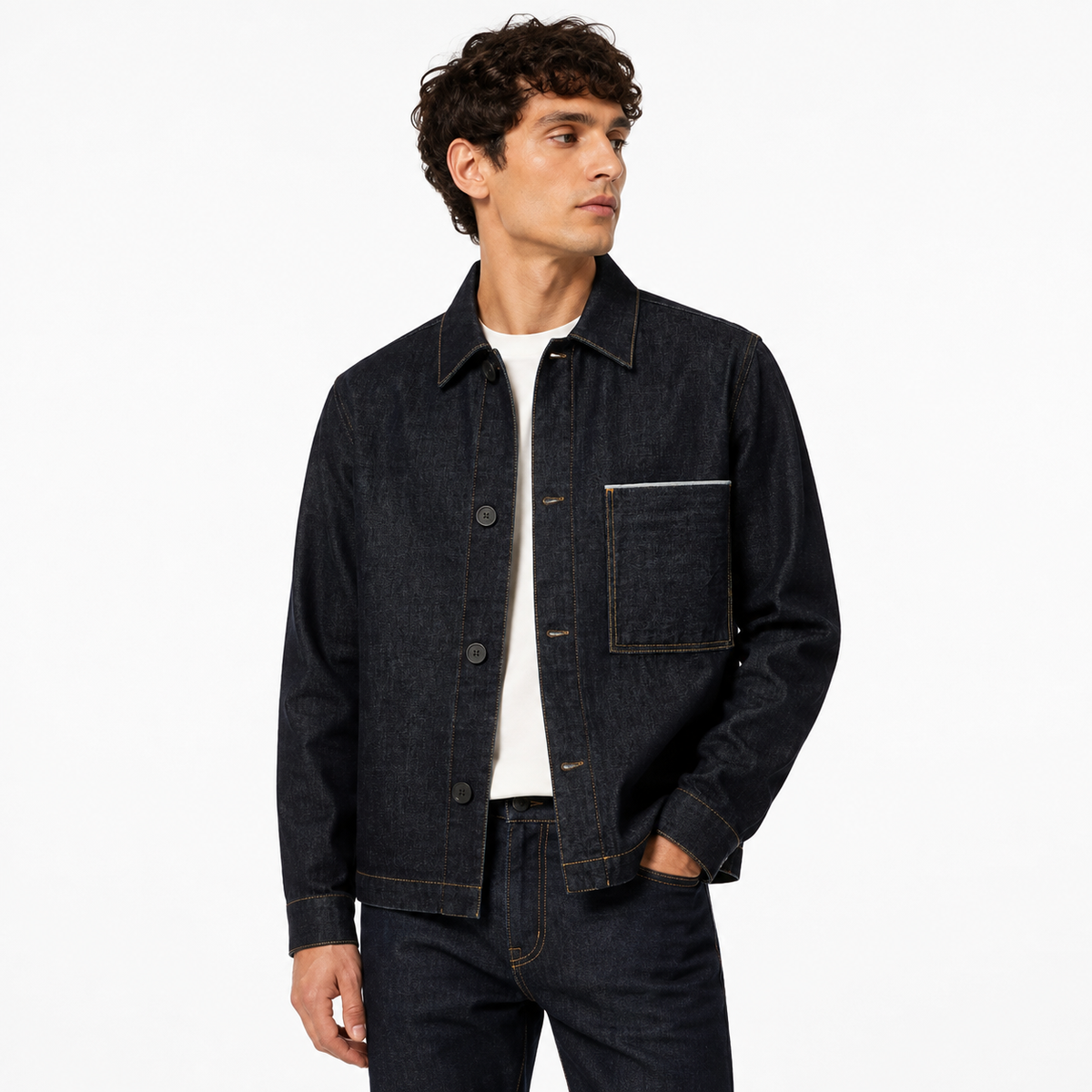 Selvedge 804 Jacket – Dark Blue Denim | Selected Homme – BIA BORO