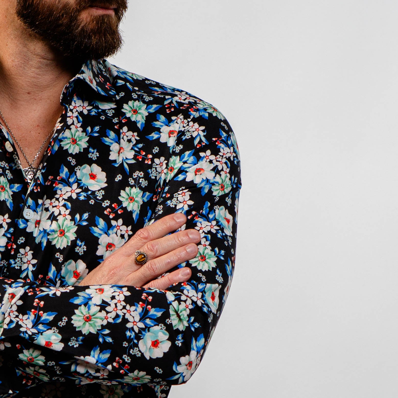 men’s floral dress shirt