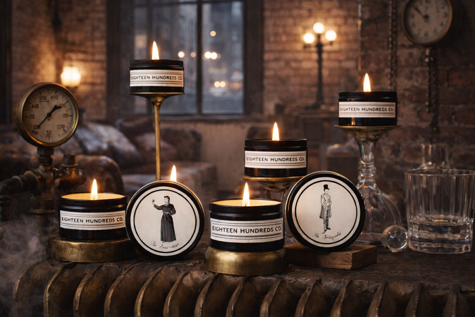 Bia Boro luxury scented candles in Gastown loft setting