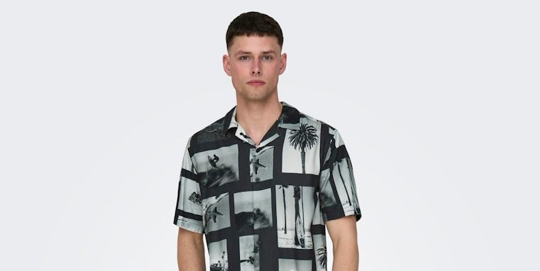 Men's Short Sleeve Button Ups