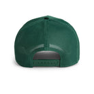 Green mesh cap on a white background
