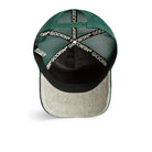 Multicolored cap with 'GOORIN' branding on a white background