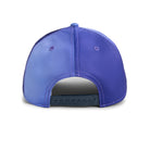Blue baseball cap on a white background