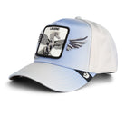 Light blue and white cap with eagle emblem and 'Legend' text on a white background