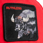 Goorin Bros buffalo patch hat with suede brim