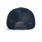 Goorin Bros King Lion Trucker Hat in navy with embroidered lion patch
