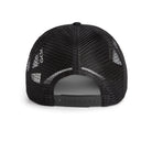 Goorin Bros Frenchie Bulldog Trucker Hat in black with embroidered French bulldog patch
