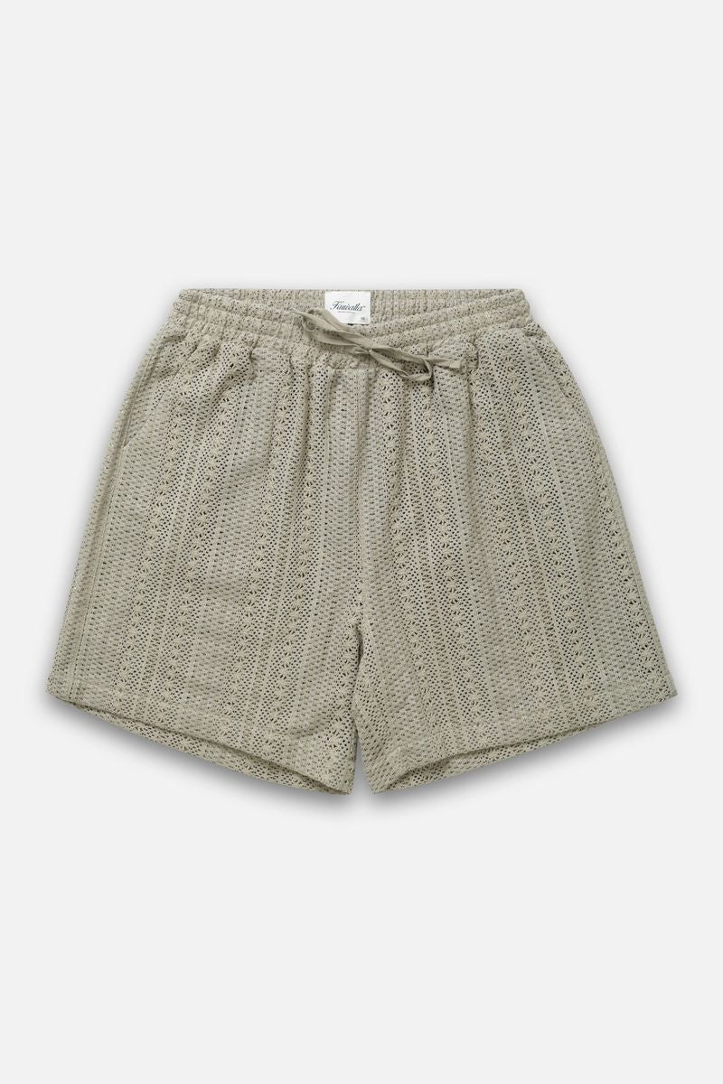 crochet shorts sage product image