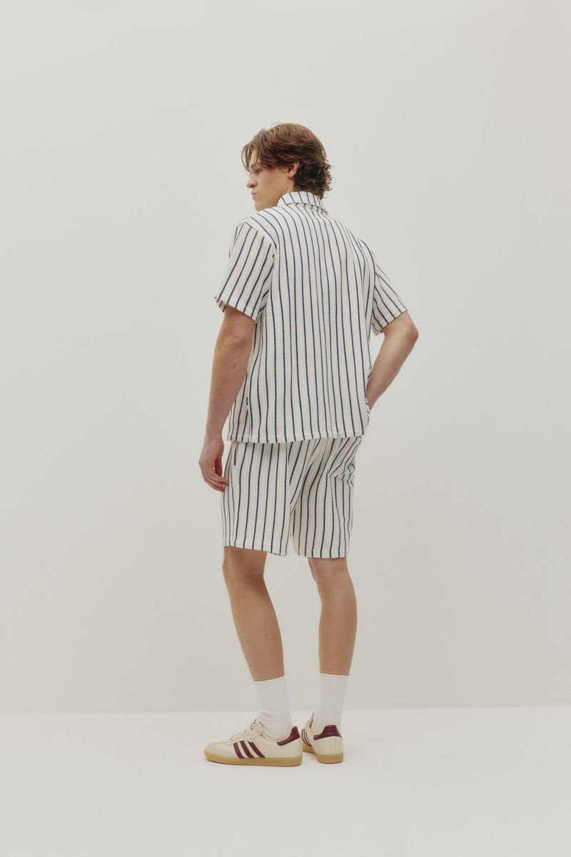 white black stripe shirt mens relaxed fit
