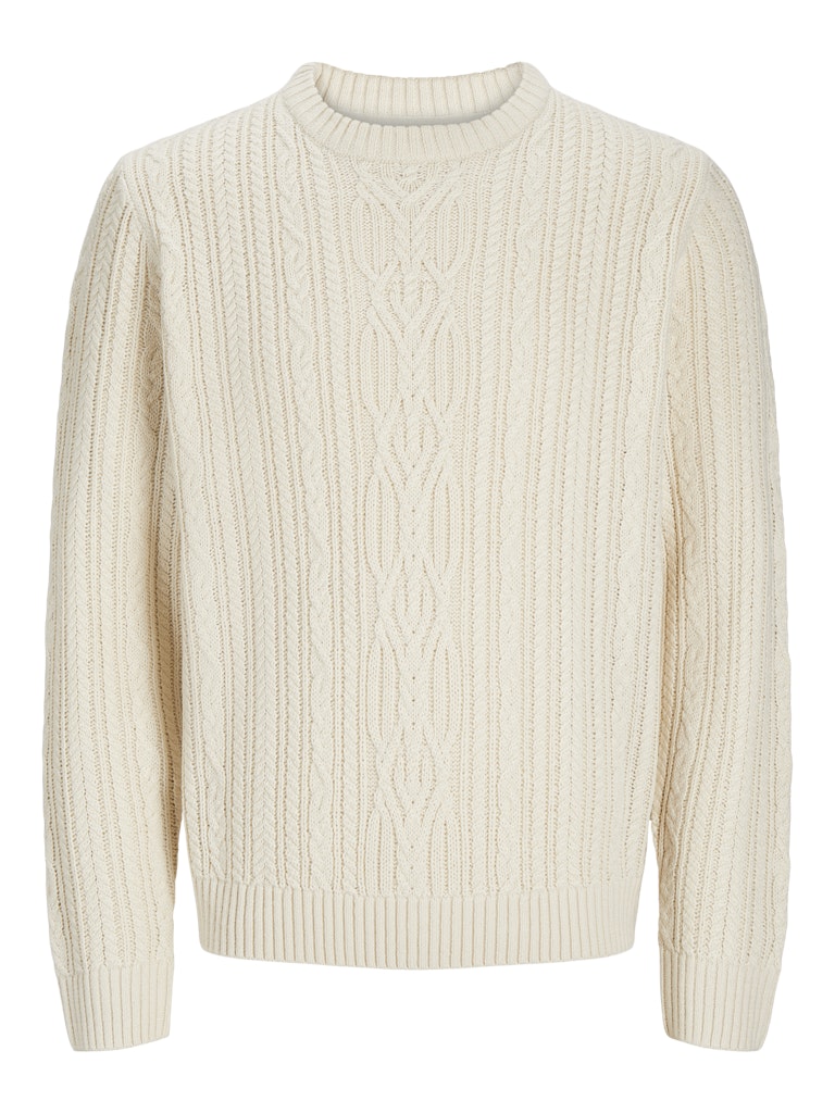 Ivory cable knit sweater best sale