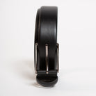 dress belt black front view