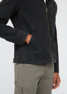 Vancouver brand Duer black denim stretch utility jacket – available at Bia Boro Menswear