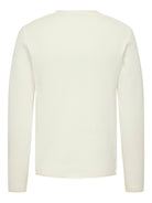 ONLY & SONS black textured knit sweater — long-sleeve crew neck pullover with minimalist design from Fall Winter collection.