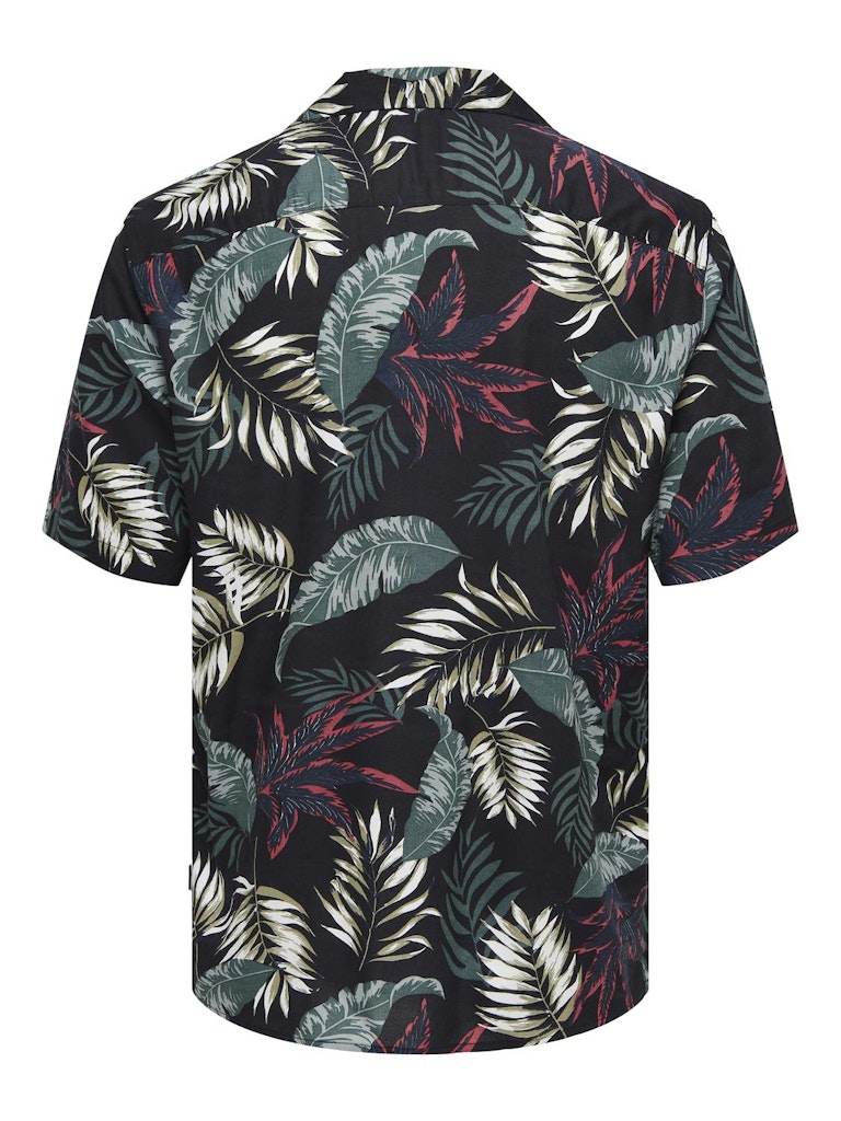 Short Sleeve Shirt - Black – BIA BORO MENSWEAR