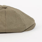 paperboy newsboy cap olive side detail