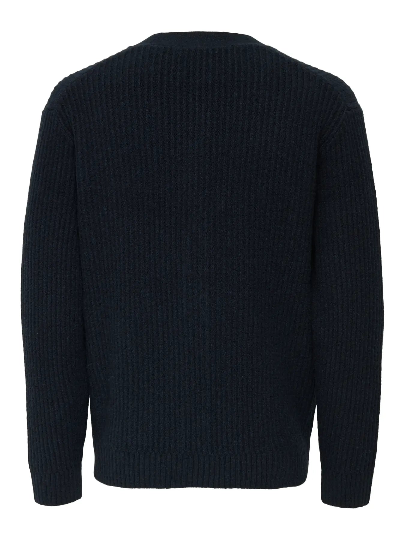 Black sweater on a white background by only & sons
