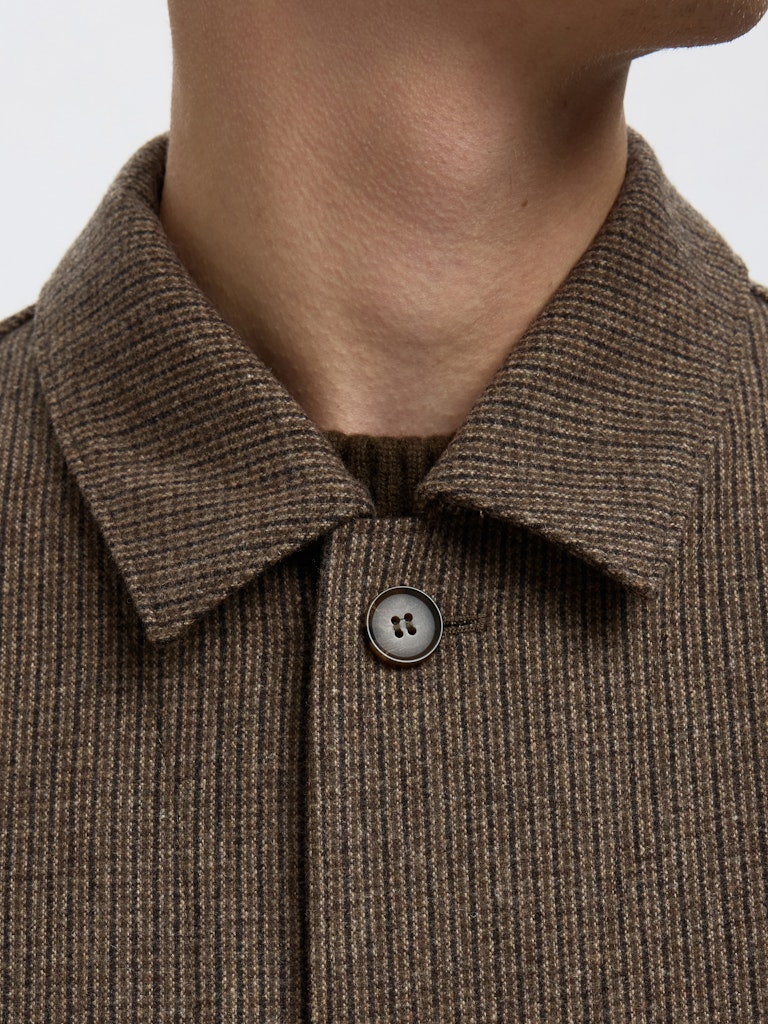 Men’s wool blazer in brown houndstooth – Bia Boro Menswear Vancouver