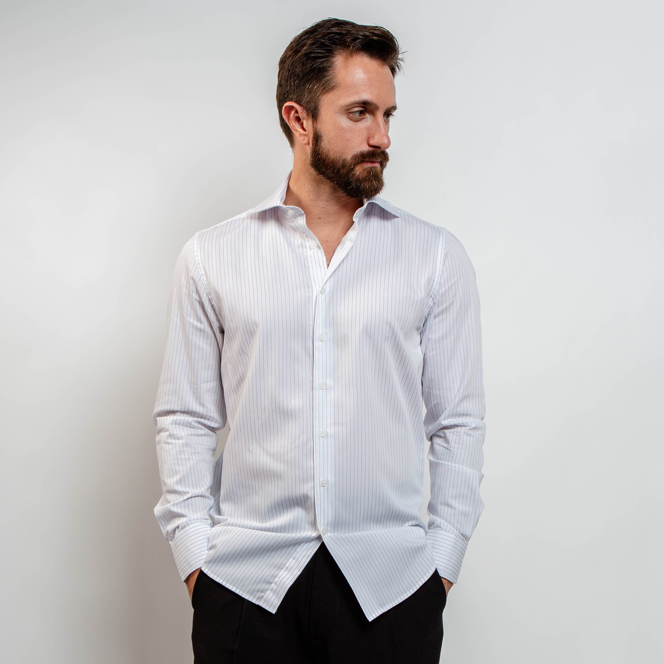 luxury pinstripe shirt