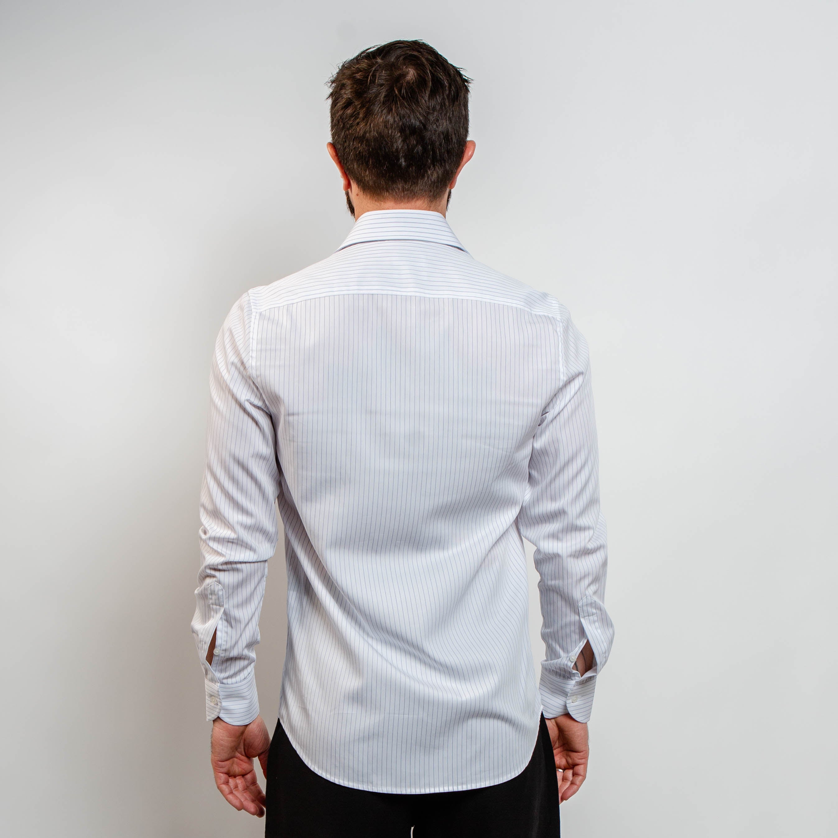 modern striped dress shirt