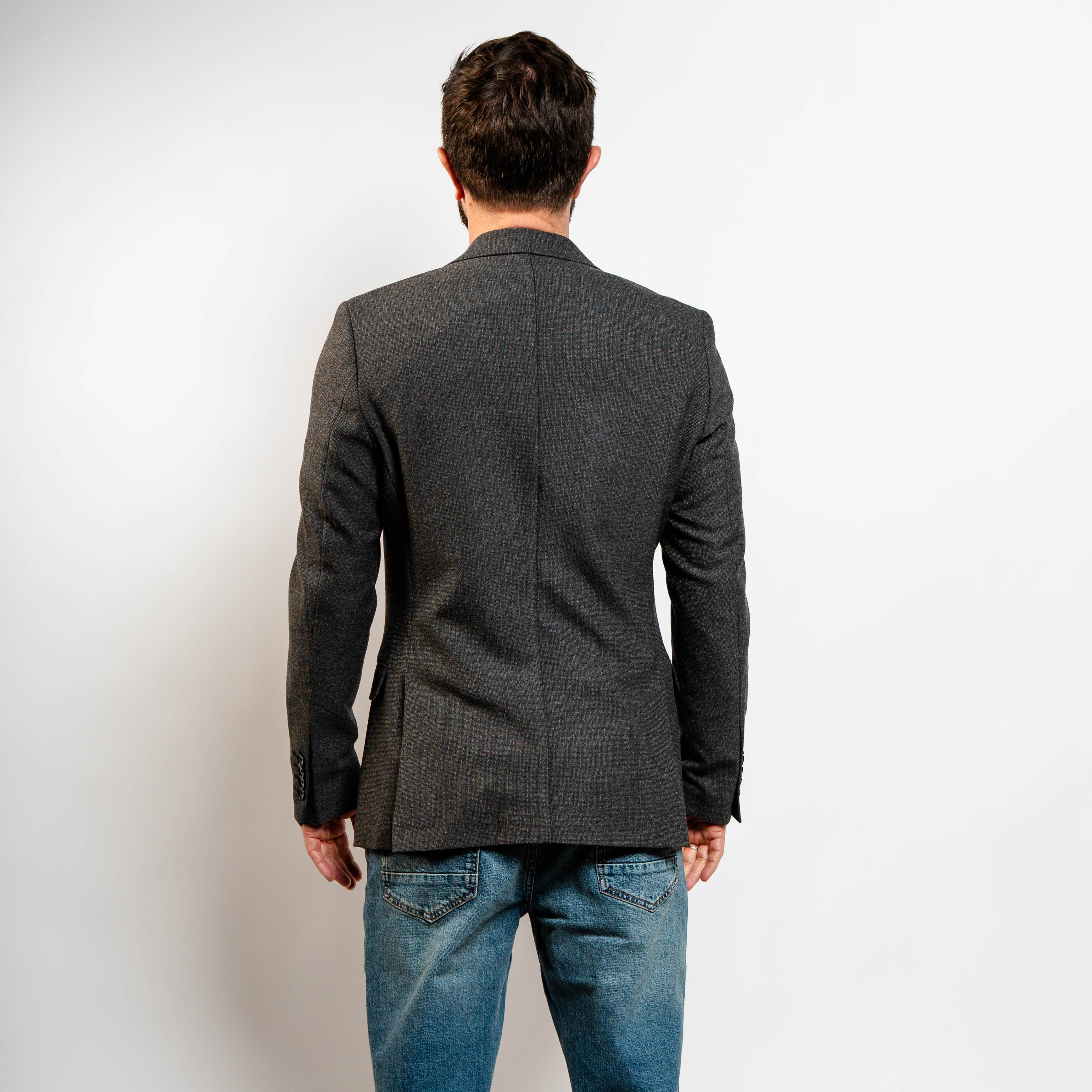 Charcoal slim fit blazer