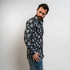 luxury floral cotton shirt