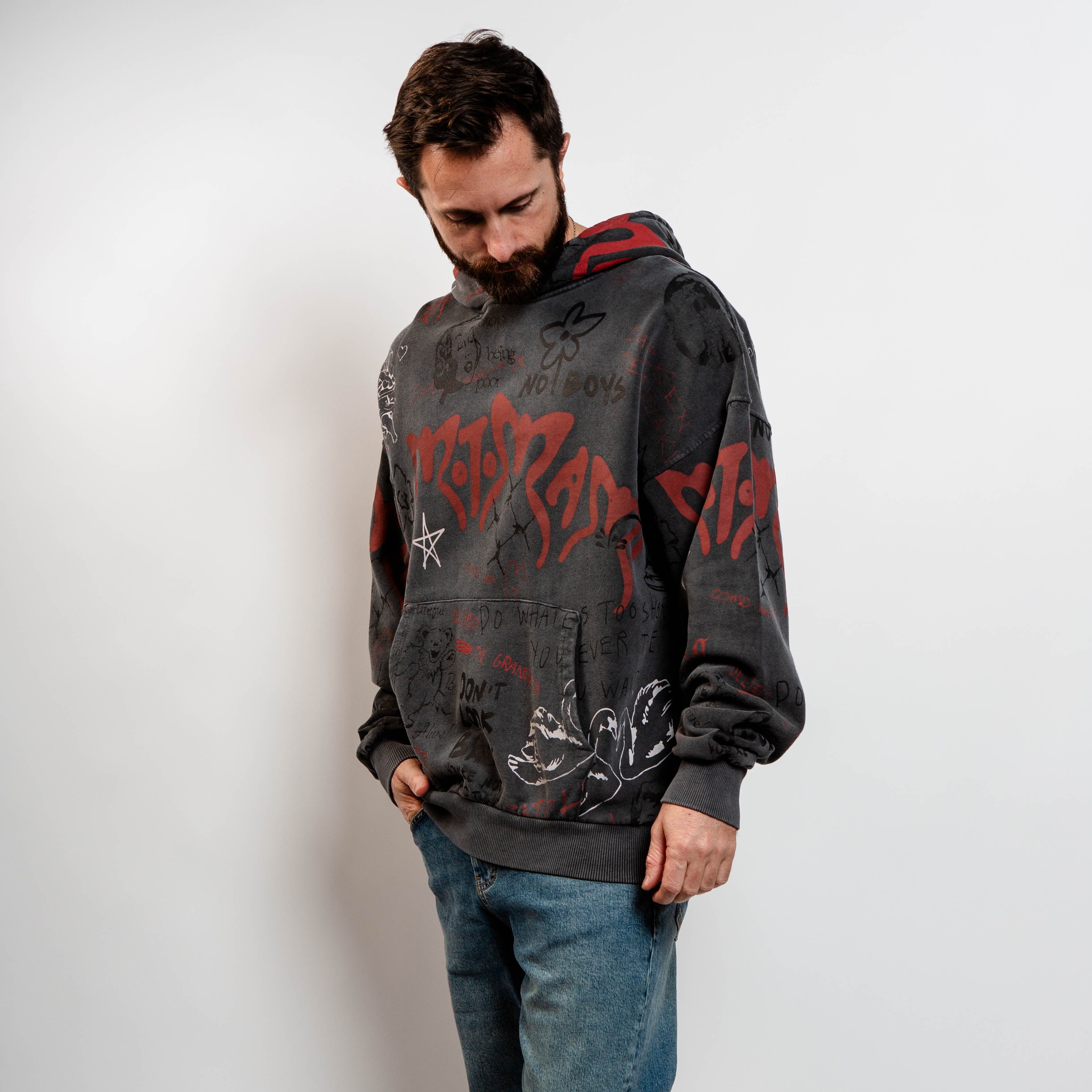 Oversized streetwear hoodie