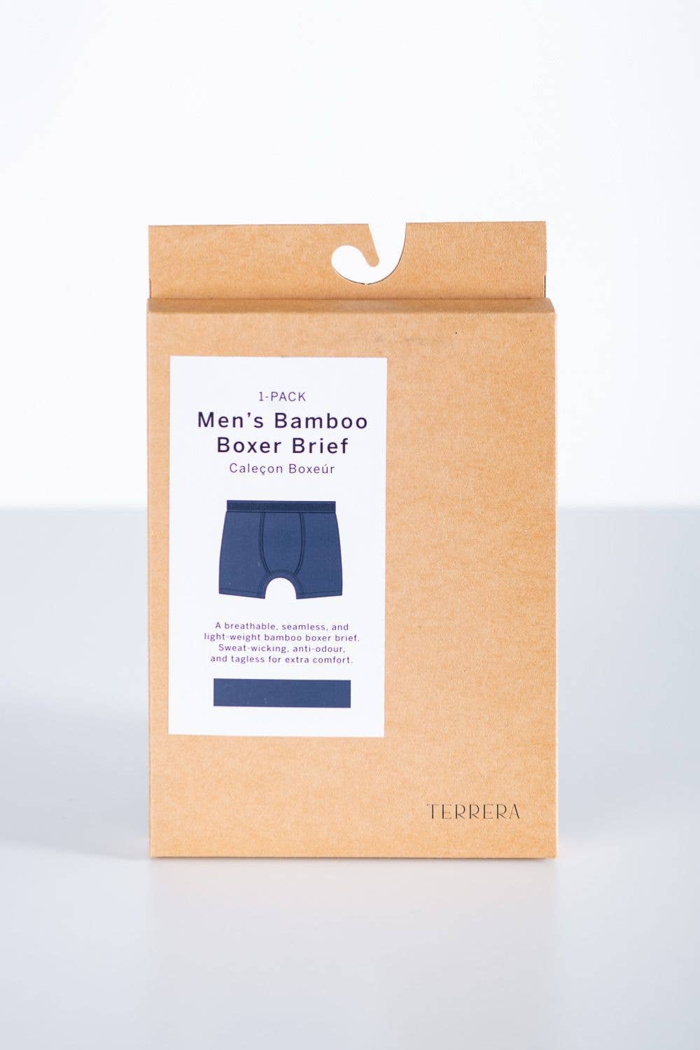 Bamboo Boxer Brief – Ink, men's underwear by Terrera – view 5